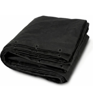 MOLTON320 Backdrop 300 x 300cm Black TILBUD NU