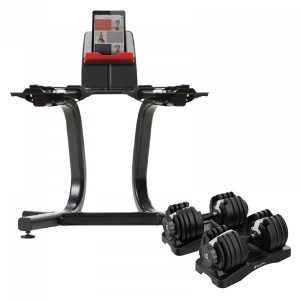 SelectTech 52 Adjustable Dumbbell Bowflex 52 SelectTech Pair with Stand