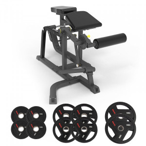 Taurus Pro Iso Prone Leg Curl Prone Leg Curl + 50kg TPU Plates