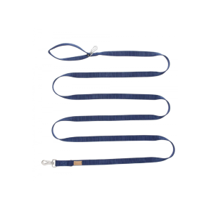 Haqihana Guinzaglio in Nylon Blu 3 mt / 20 mm