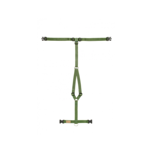 Haqihana Pettorina ad H Verde in Nylon per Cani XXS