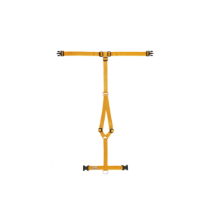Haqihana Pettorina ad H in Nylon per Cani Arancio SL