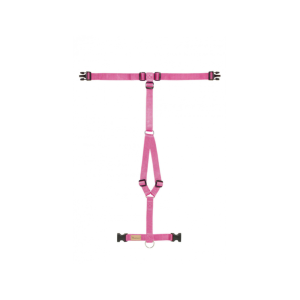 Haqihana Pettorina ad H Pink in Nylon per Cani SL