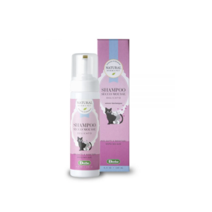 Derbe Natural Derma Pet by Shampoo Secco Mousse per Gatti e Roditori 150 ml Natural Derma Pet