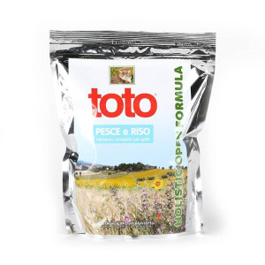 Toto 12 Kg Holistic Open Formula Pesce e Riso per Gatti