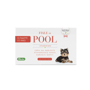 Derbe Natural Derma Pet by Fiale di Pool Antiparassitario Naturale per Cani di Piccola Taglia