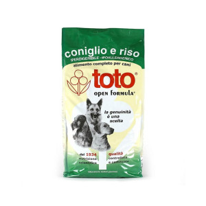 Toto 4 Kg Coniglio e Riso Open Formula per Cani