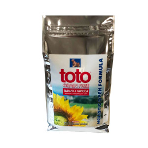 Toto 4 Kg Holistic Grain Free Manzo e Tapioca per Cani