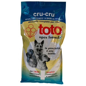 Toto 15 Kg Open Formula Cru Cru per Cani