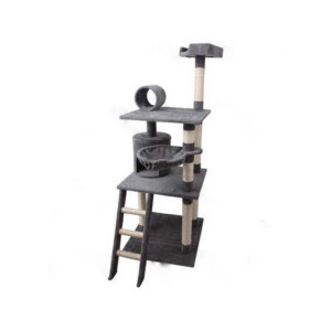 Nobleza Albero Tiragraffi per Gatti Grigio 59 x 59 x h.156 cm