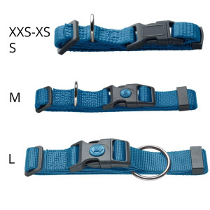Hunter PROMO FINE SERIE !!! Collare per Cani London VB Azzurro 24-36/S