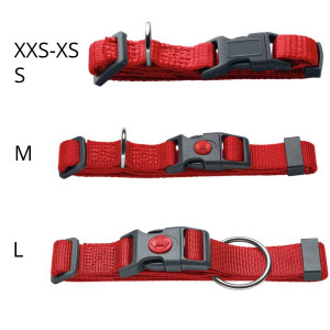Hunter PROMO FINE SERIE !!! Collare per Cani London VB Rosso 24-36/S