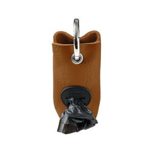Hunter Porta Sacchetti Igienici in Pelle Yuna Marrone