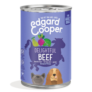 Edgard &amp; Cooper Edgard & Cooper Umido per Cani Manzo 400 g