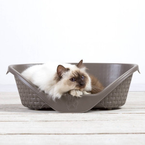 Bama Pet Lettino Nido per Animali Tortora Cm 60