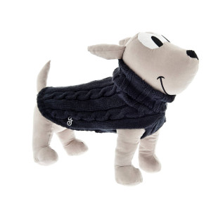 Ferribiella !!! PROMO FINE SERIE !!! Maglione per Cani Dolcevita Abbraccio Blu 24 cm