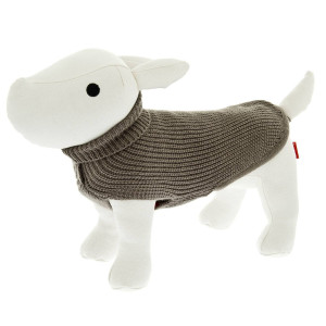 Ferribiella !!! PROMO FINE SERIE !!! Maglioncino Dolce Vita per Cani Lux Marrone 19 cm
