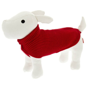 Ferribiella !!! PROMO FINE SERIE !!! Maglioncino Dolce Vita per Cani Lux Rosso 51 cm