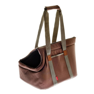 Ferribiella Borsa Trasportino Go-Go 43 x 40 x 40 cm Grigio Tortora