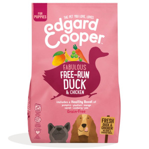 Edgard &amp; Cooper SACCO 7 Kg CROCCHETTA MEDIA M Edgard & Cooper Anatra e Pollo per Cuccioli Puppy