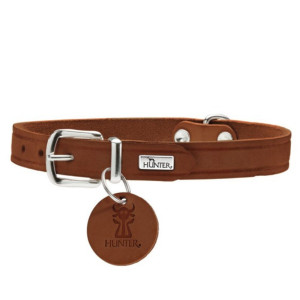 Hunter Collare in Pelle per Cani Aalborg Cognac 42 (32-38cm)