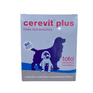Toto Cerevit Plus Integratore per Cani Linea Nutraceutica 60 compresse