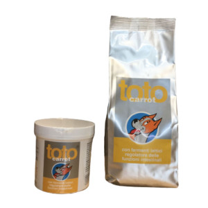 Toto Carrot Fermenti Lattici per Cani Integratore Naturale