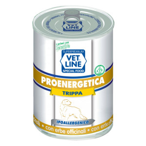 Vetline Vet Line Linea Proenergetica Trippa e Patate Alimento Umido per Cani Adulti 400 g