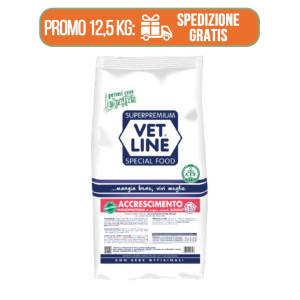 Vetline Vet Line Accrescimento Monoproteico Bufalo per Cuccioli 12.5 Kg