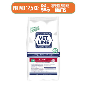 Vetline Vet Line Bufalo per Cani Adulti Monoproteico 12.5 Kg
