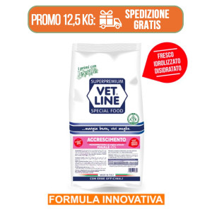 Vetline Vet Line Accrescimento Maiale per Cuccioli Monoproteico 12.5 Kg