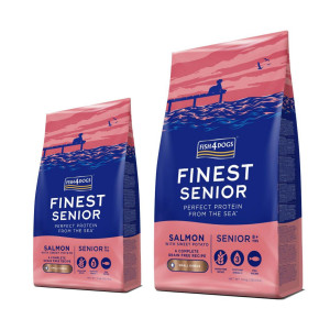 Fish4Dogs Finest Senior Salmone Small con Salmone per Cani Anziani 6 kg