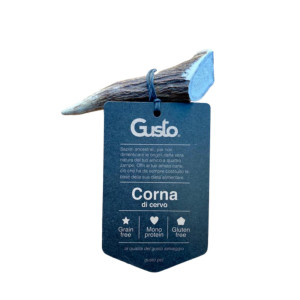 Gusto Corna di Cervo Intere per Cani Masticativo Naturale XS 30-49gr