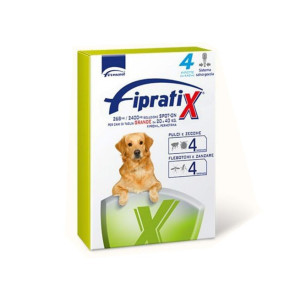 Formevet Fipratix Antiparassitaio Spot-On per Cani 4 Pipette Grande 20-40kg