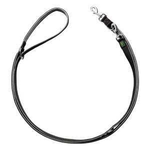 Hunter Guinzaglio per Cani Regolabile Neoprene Nero/Grigio 20 / 300 cm