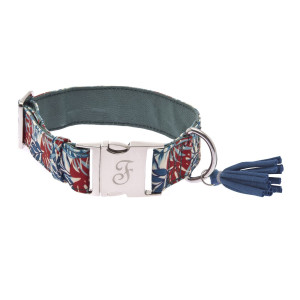 Ferribiella Collare Kami Collection Regolabile per Cani Verde L 3,8x35-56cm