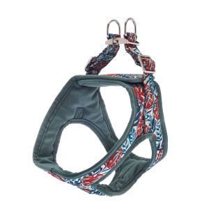 Ferribiella Pettorina Kami Collection per Cani Verde XXS 28-34cm