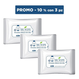 Derbe PROMO x 3 pz Natural Derma Pet by Salviette Iriwipe Occhi per Cani e Gatti
