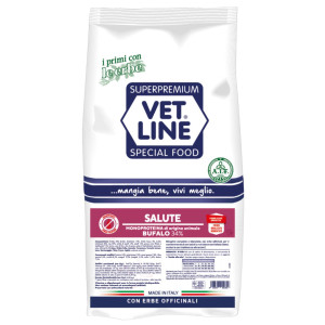 Vetline Vet Line Linea Salute Bufalo per Cani Adulti 12.5Kg