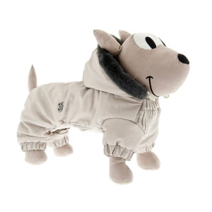 Ferribiella Cappotto Tuta per Cani Neve Grigio 55 cm