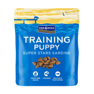 Fish4Dogs Snack Premi per Cuccioli Training Puppy Superstars Sardine 150 g
