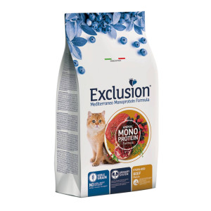 Exclusion Mediterraneo Cat Sterilized Manzo per Gatti Sterilizzati 1,5 Kg