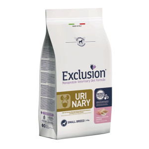 Exclusion Diet Urinary Small Breeds Monoproteico Maiale Sorgo e Riso per Cani 2 Kg