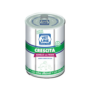 Vetline Vet Line Umido Crescita Agnello e Patate per Cuccioli Puppy 400 gr