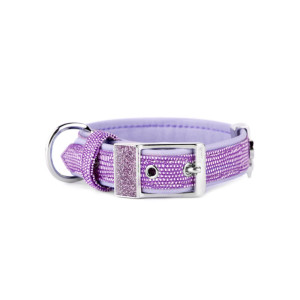 MyFamily Collare per Cani in Similpelle Lilla Saint Tropez 2XS (22/26-1,2cm)