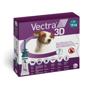 Ceva Vectra® 3D Antiparassitario per Cani Pipette Spot-On 4-10 kg