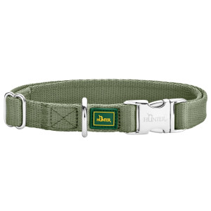 Hunter Collare per Cani Regolabile Inari Alu-Strong Verde Pastello M 30-45cm