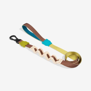 Zee.Dog Guinzaglio Ammortizzato per Cani Avocado S 2x120cm