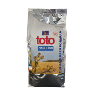 Toto 500 g Holistic Open Formula Pesce e Riso MINI SIZE per Cani