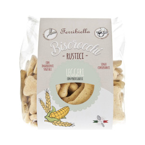 Ferribiella Biscotti per Cani Biscrocchi Rustici Leggeri 800 g